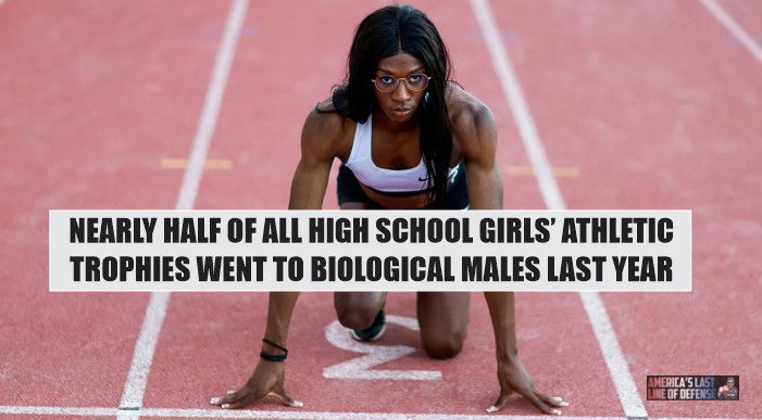 Nearly Half Of All High School Girls’ Athletic Trophies Went to Biological Males Last Year