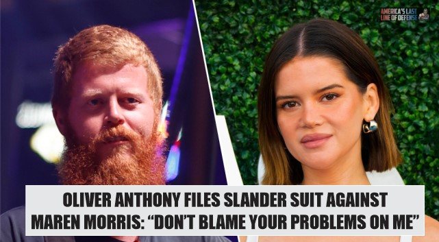 Oliver Anthony Files Slander Suit Against Maren Morris: “Don’t Blame Your Problems On Me”