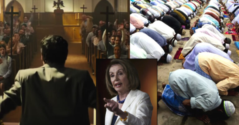 Pelosi Blocks Stimulus Checks to States That Don’t Close Churches – Mosques Can Stay Open