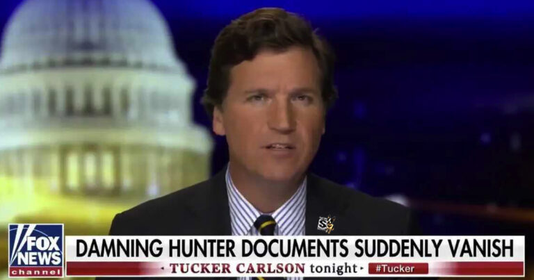 Liberal Scammers Stole Tucker Carlson’s Biden Documents
