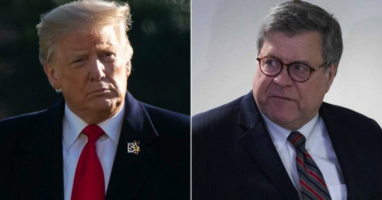 Trump Fires Bill Barr After Dominion, Clinton Ties Exposed