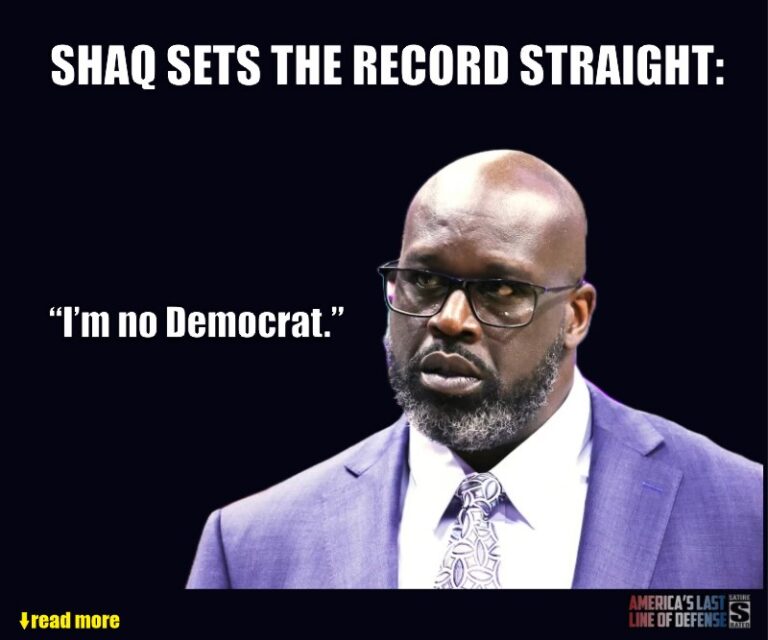 Shaq Sets The Record Straight: “I’m Not a Democrat – I Care About Kids”